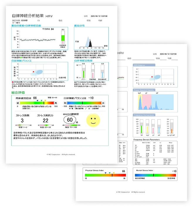 交感神経と副交感神経を自由に使い分ける力、トータルパワーを