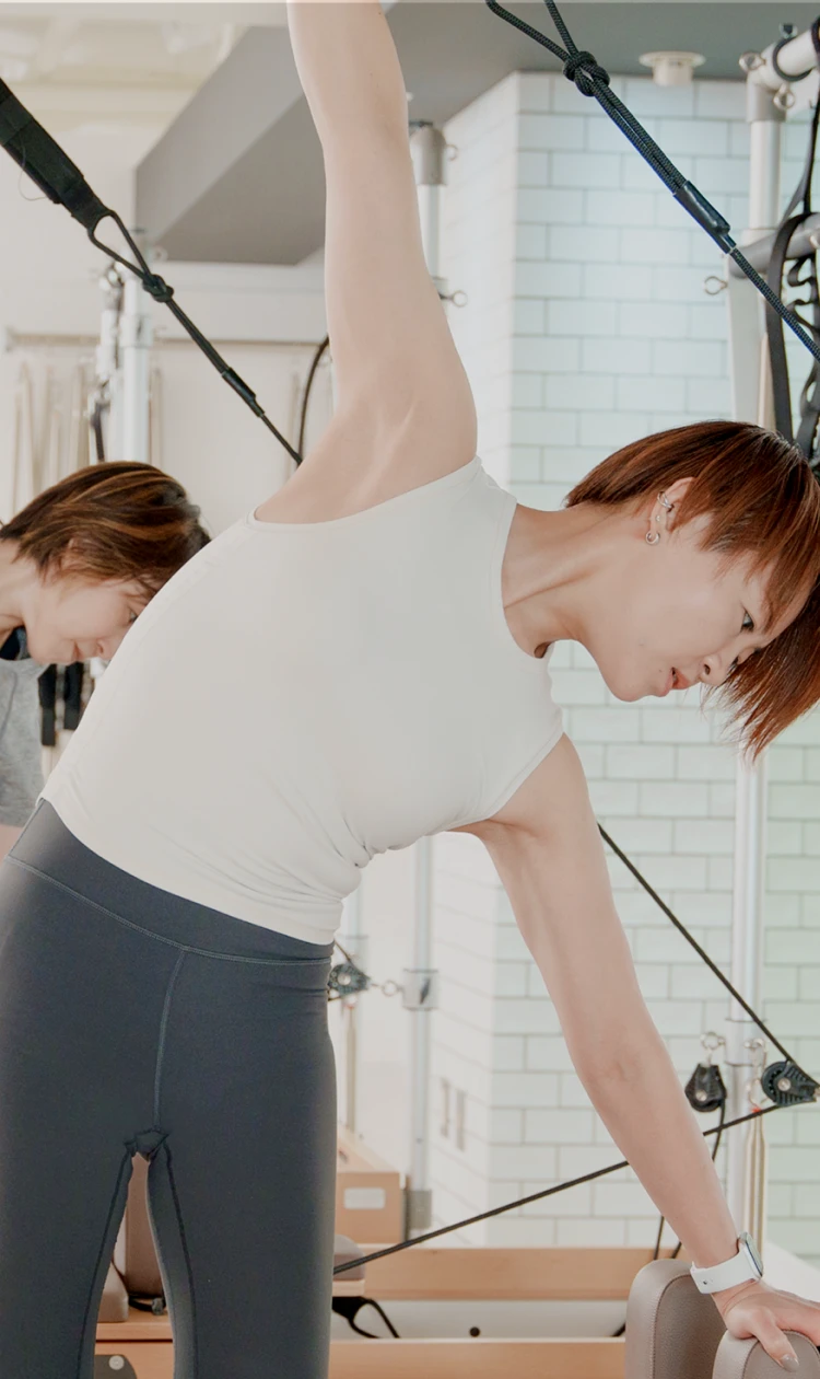 きめ細やかで丁寧な指導少人数制のマシンピラティスグループ